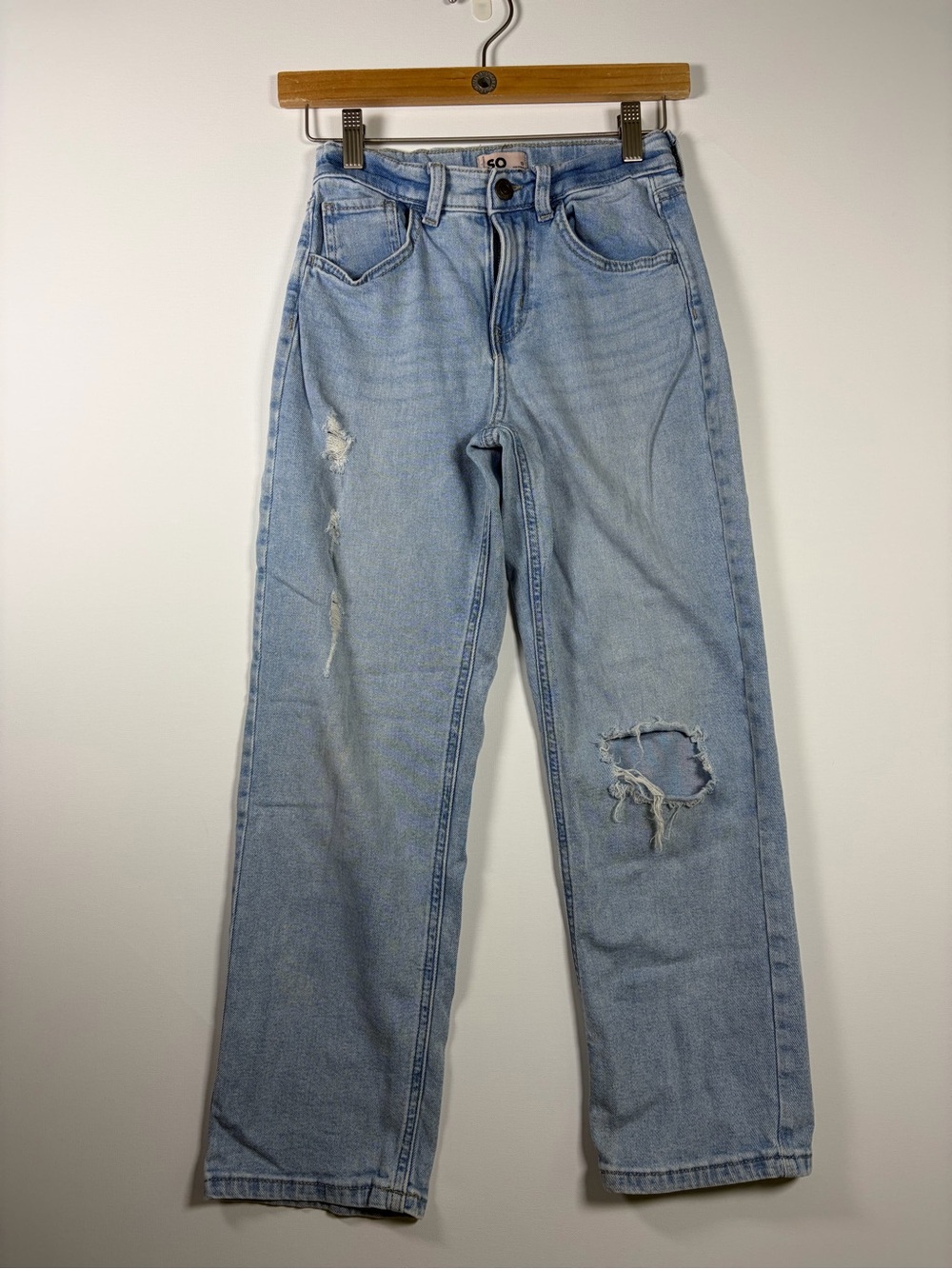 SO Light Blue Distressed Kids' Jeans